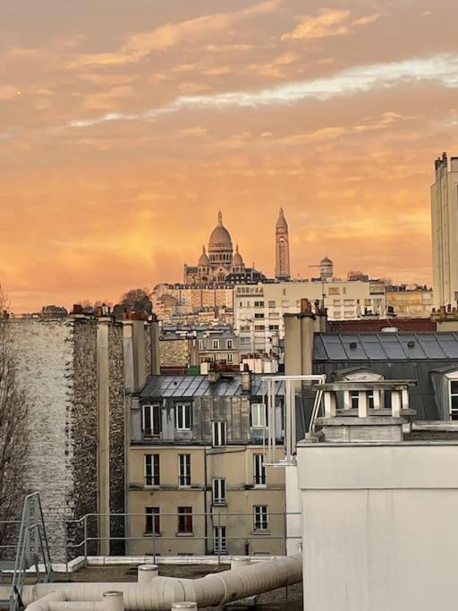 Vue Sur Le Sacre Coeur Montmartre Lägenhet Paris Exteriör bild